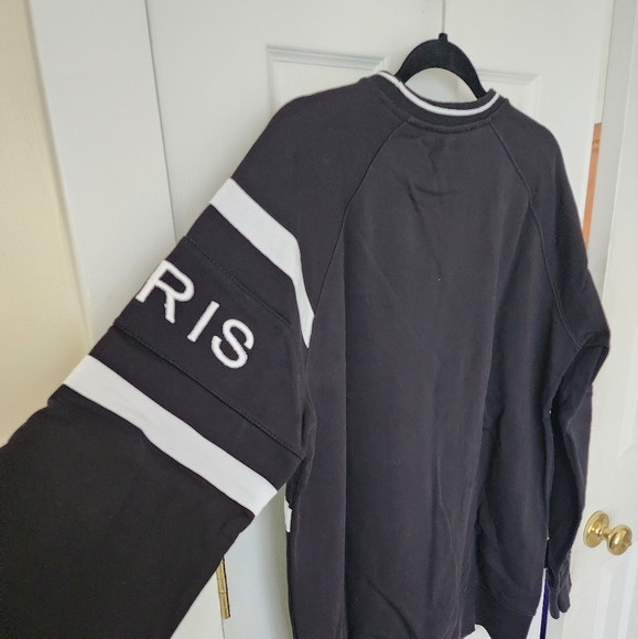 Givenchy Logo Embroidered Striped Crewneck Sweatshirt Slim Fit - Picture 10 of 12